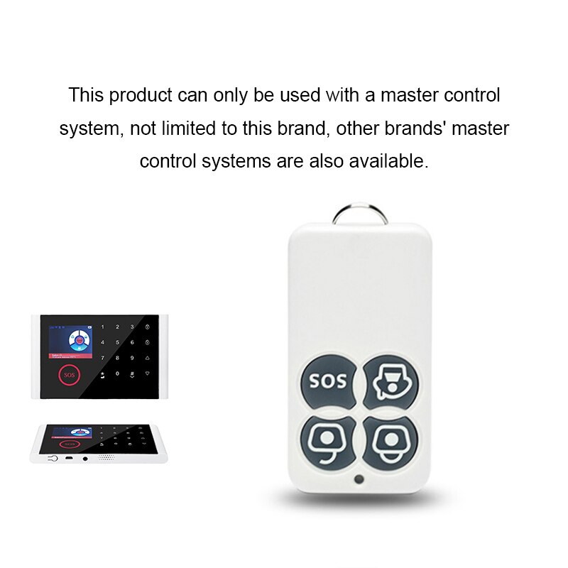 Anti-Theft Device Wireless Alarm Remote Control Four-Button Plastic Remote Control Wireless Remote Control Waterproof