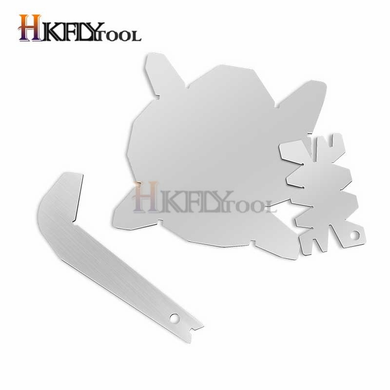 Drill Bits Angle Gauge Dirll Sharpener Tools S/S Inspection Angle Gage Stainless Steel Corner Front Edge Measuring Tool