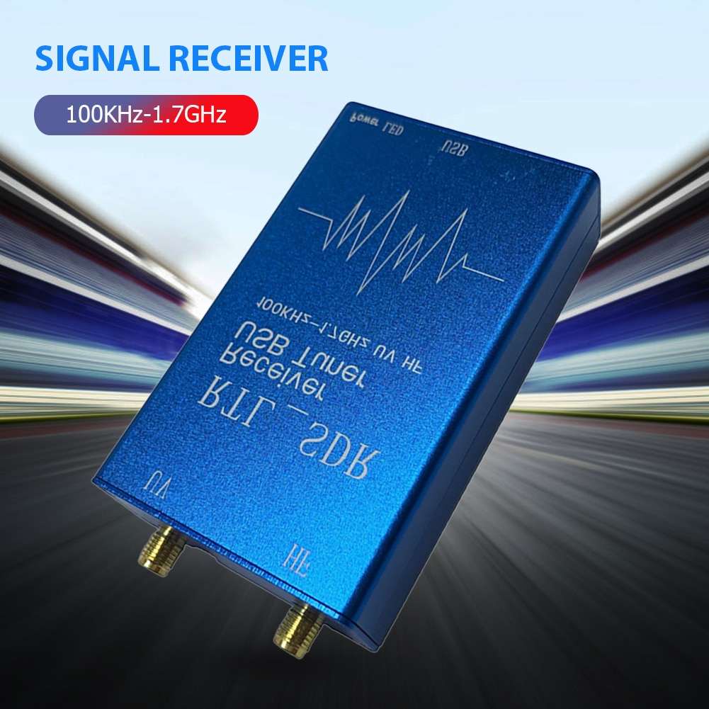 RTL SDR Receiver USB Tuner 100KHz-1.7GHz UV HF RTL2832U + R820T2 UHF VHF HF RTL.SDR USB Tuner Receiver AM FM Radio 2022new
