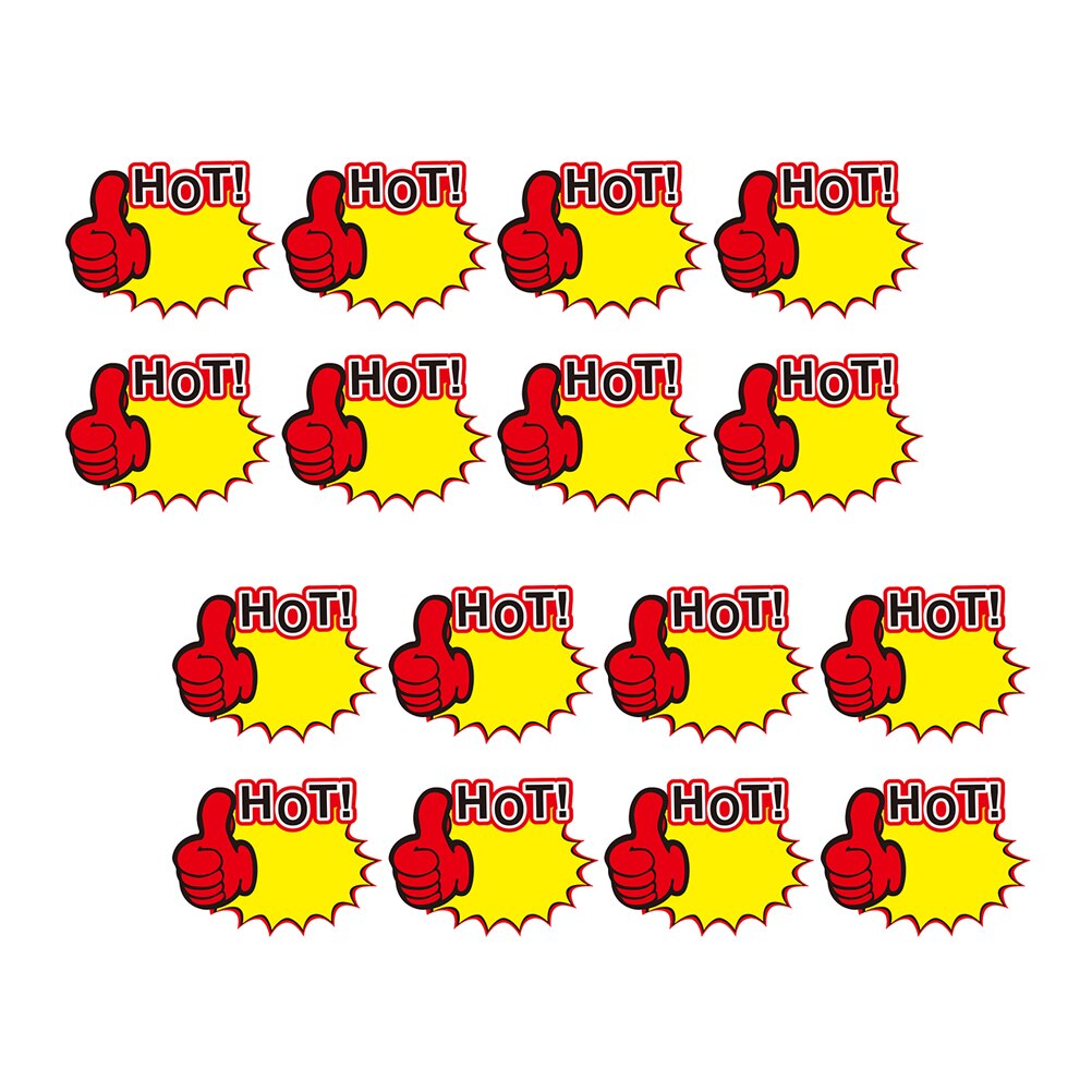 50 Pcs Markt Prijs Borden Reclame Tags Retail Shop Blank Label Tags: Picture 2