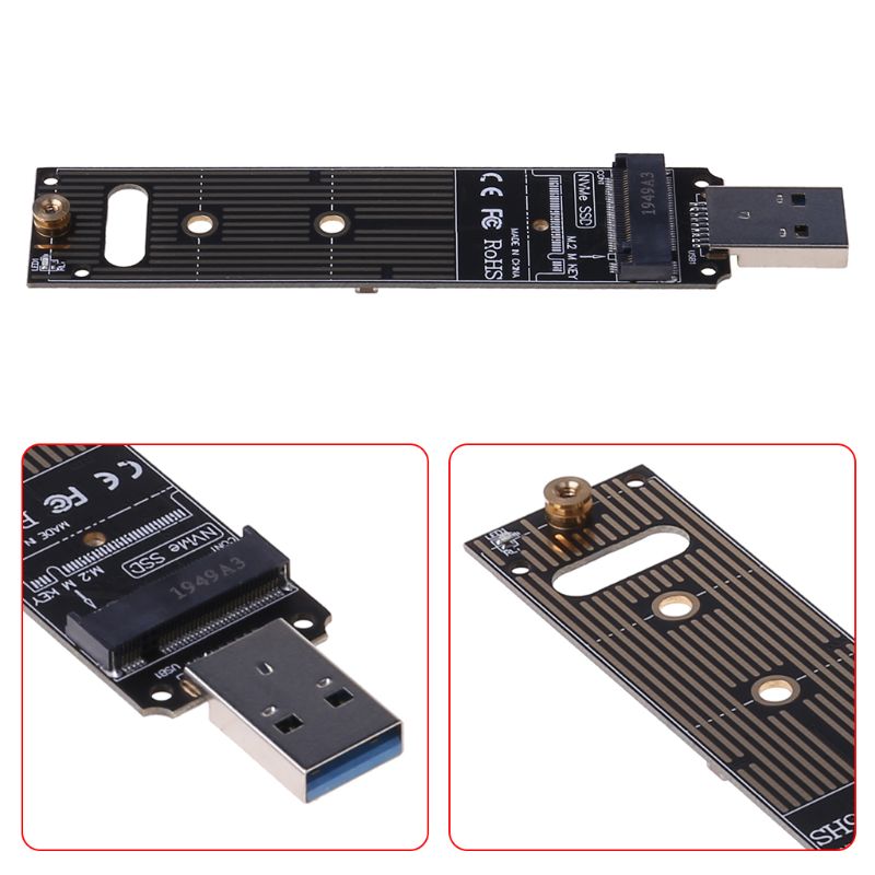 Przenośny, wysokowydajny adapter NVME na USB M.2 S... – Grandado