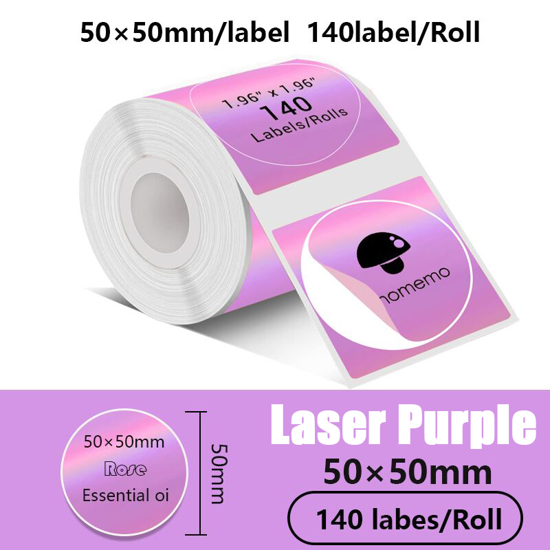 50x50mm/150Pcs Sticker Self-Adhesive Thermal Adhesive Label Roll Compatible for Phomemo M110 M220 M200 E210 P50 DETONG P1 WP9520: light yellow