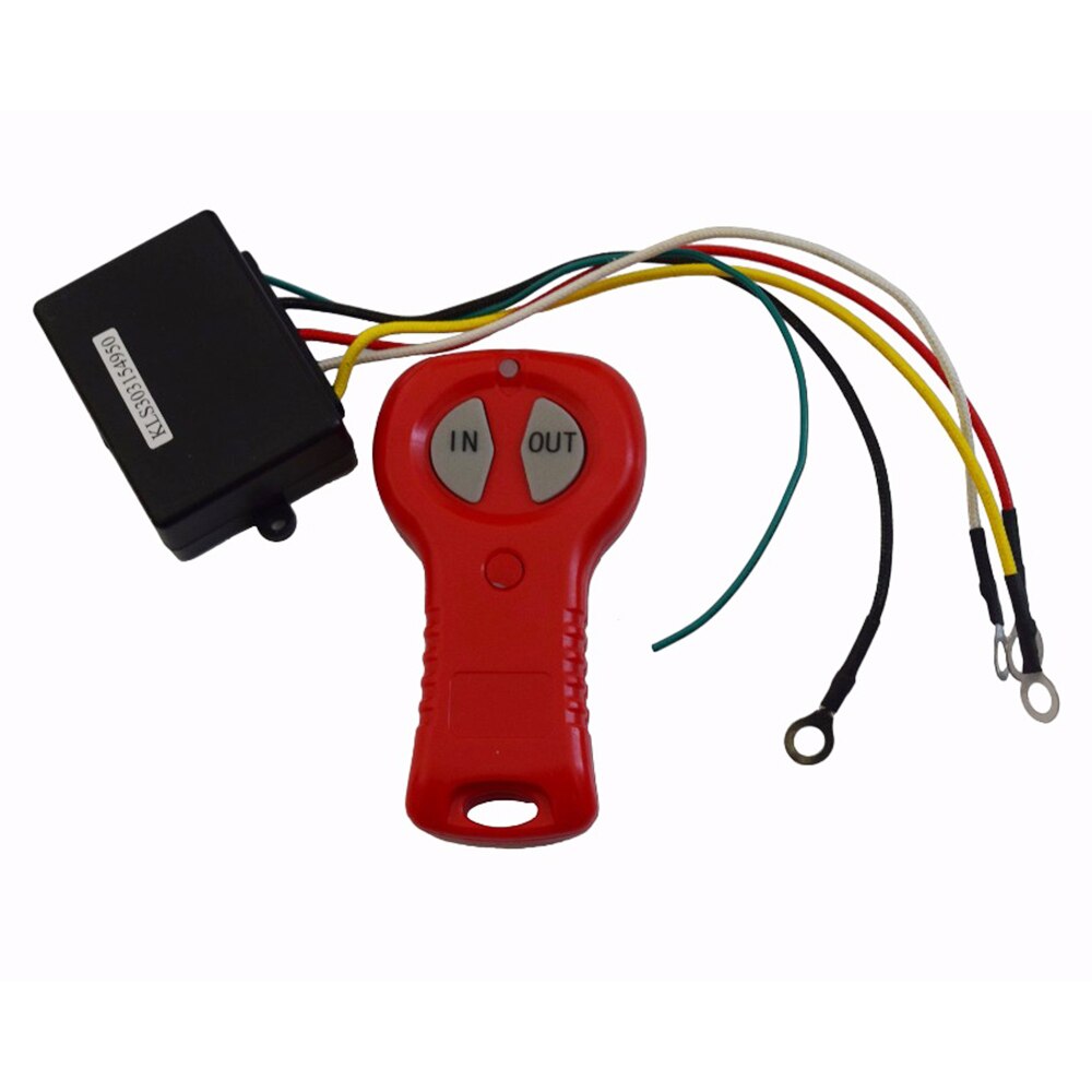 12V Electric Winch Wireless Remote Control &amp; Receiver Kit For Car Truck ATV Vehicle