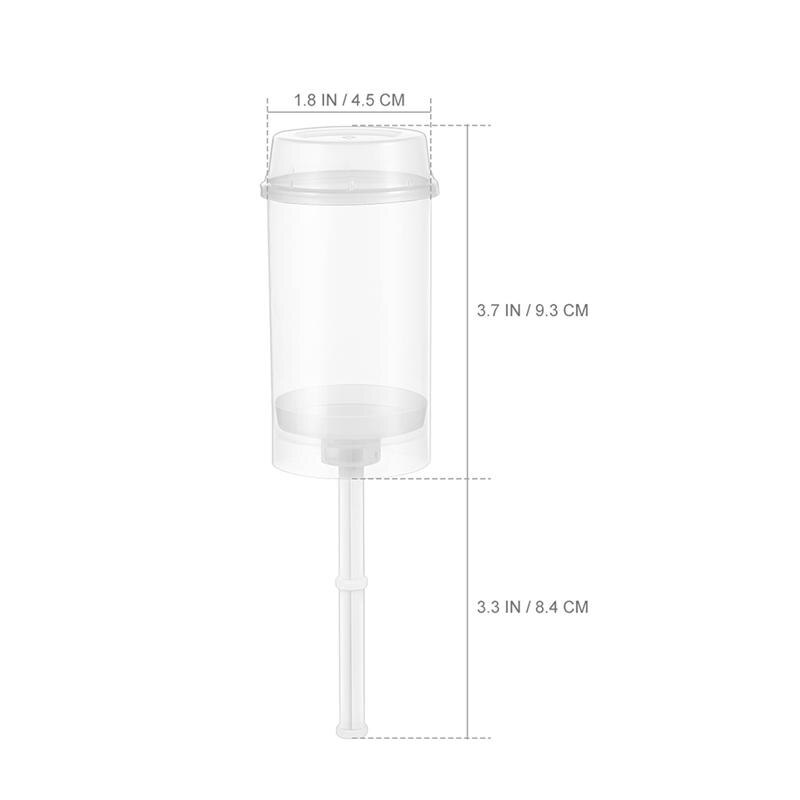 30 stuks ronde push-up cake pop shooter plastic transparante cake houder push pops cake container met deksel voor thuis bakken in de keuken