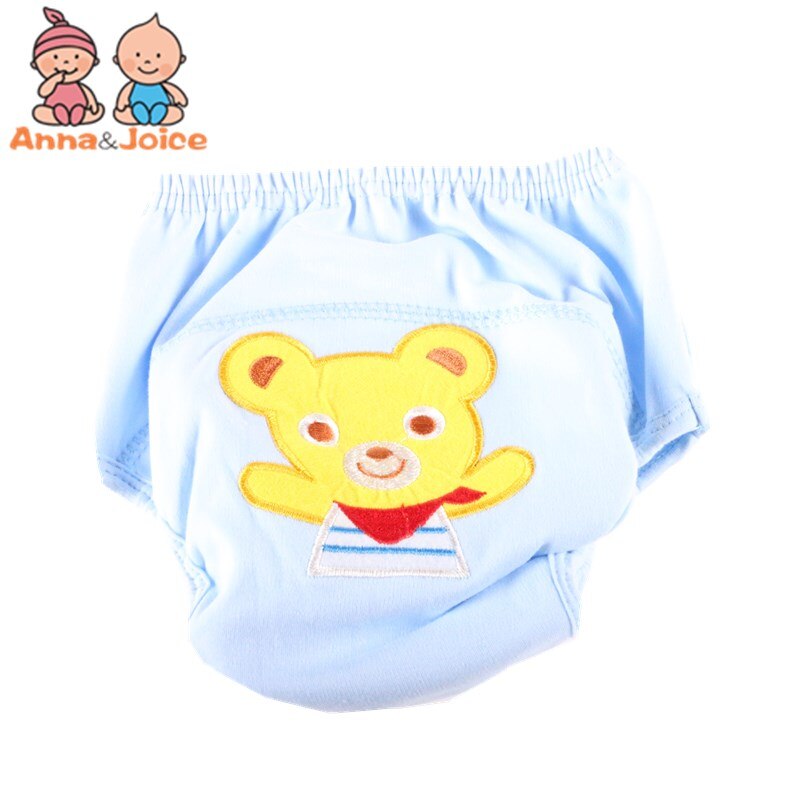 10pc/Lot Training Pants/Child Cloth Study Pants/Reusable Nappy Washable Diapers Underwear: bear / 100