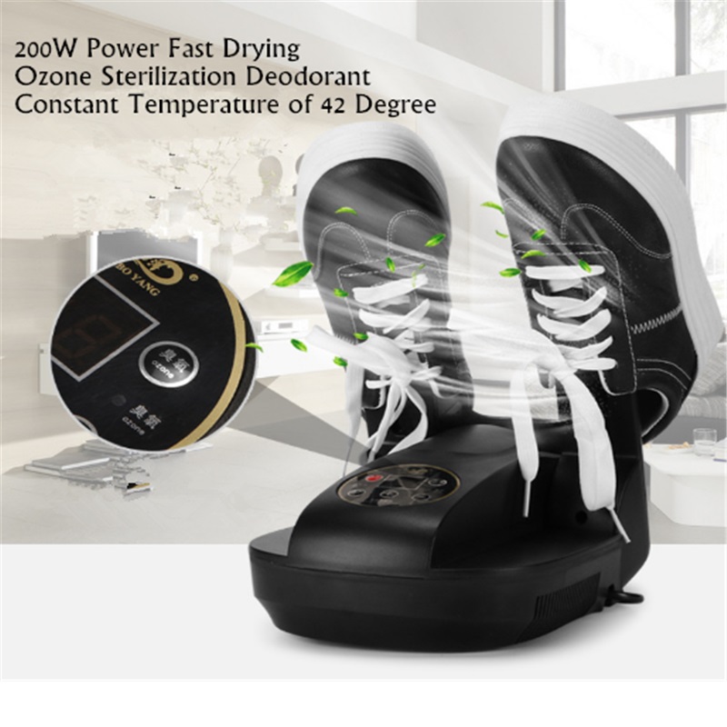 Elektrische Ozon Schoenen Droger Ontvochtiging Rekbaar Compatibel Met Verschillende Schoenen Afstandsbediening Timing Opvouwbare
