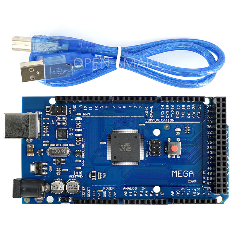 3,2 pulgadas TFT LCD Touch + TFT de 3,2 pulgadas escudo + Mega 2560 R3 con cable usb para Arduino kit:  Opción 3
