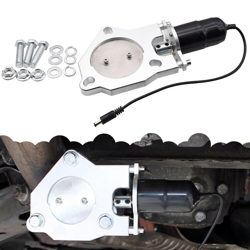 Universale 2.5 3 pollici scarico elettrico giù tubo E-taglio ritaglio valvola motore kit telecomando