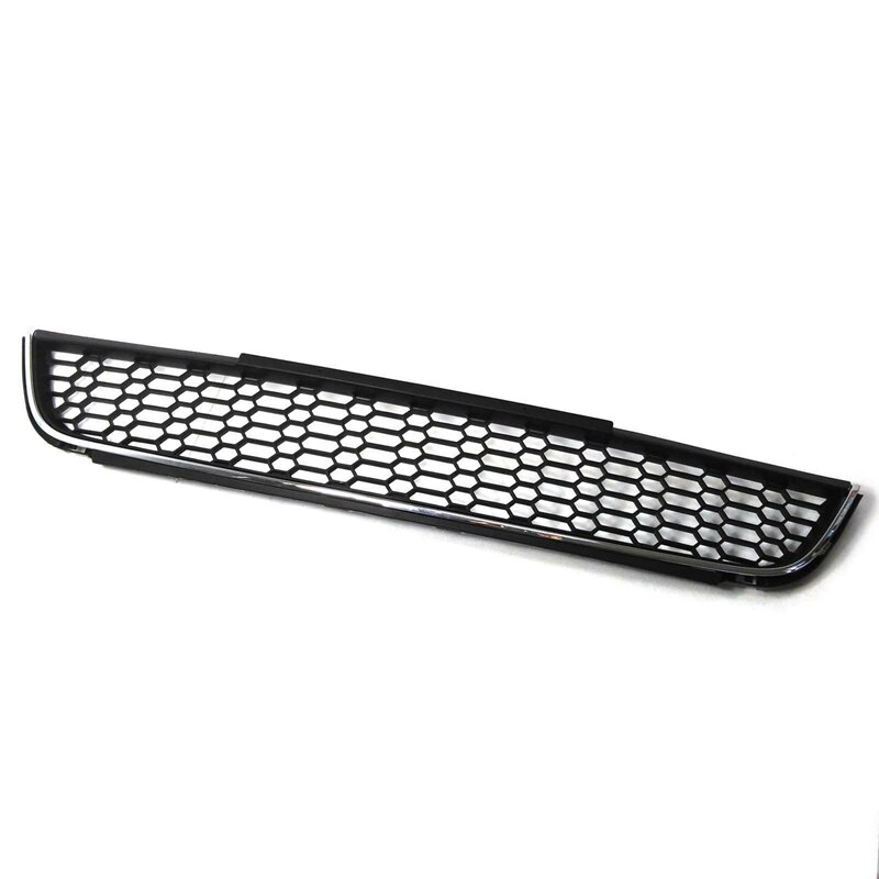 Chrome Front Bumper Honeycomb Lower Intake Grille Assembly For Jetta MK6 Sedan