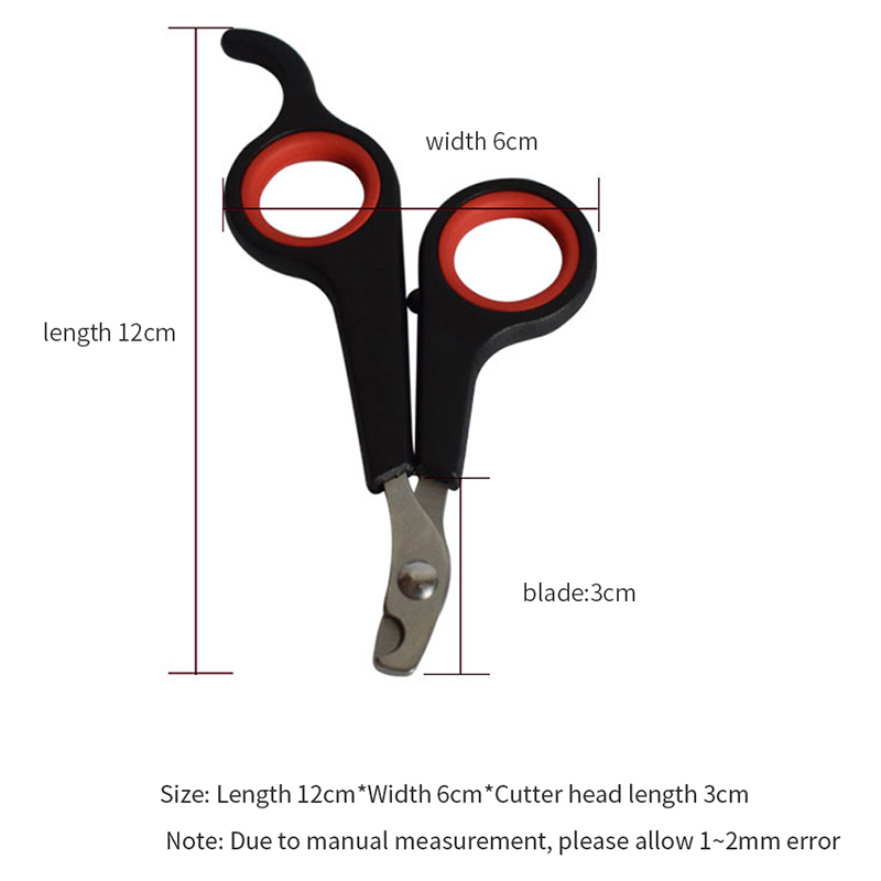 Mehrfarbiger Nagelknipser für Hunde und Katzen, professioneller Schneider, Pflegeknipser aus Edelstahl, Schere für Welpen, Hunde, Katzen, Haarschneidemaschine