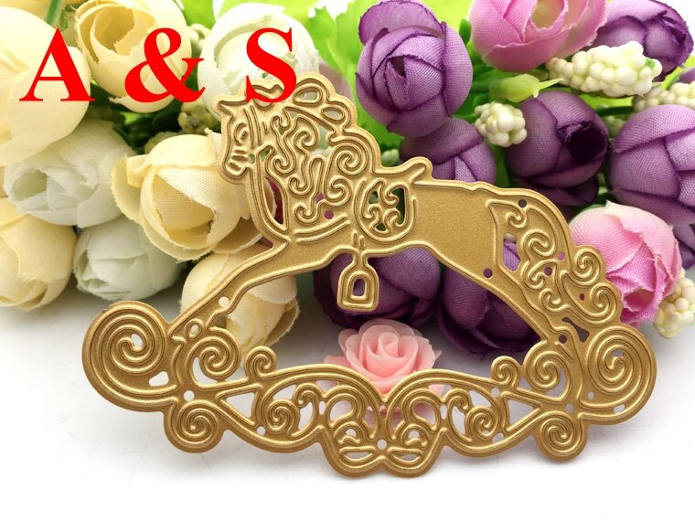 Q55 METAL CUTTING DIES Horse Scrapbook card frame album paper craft wedding invitation embossing stencil art cutter
