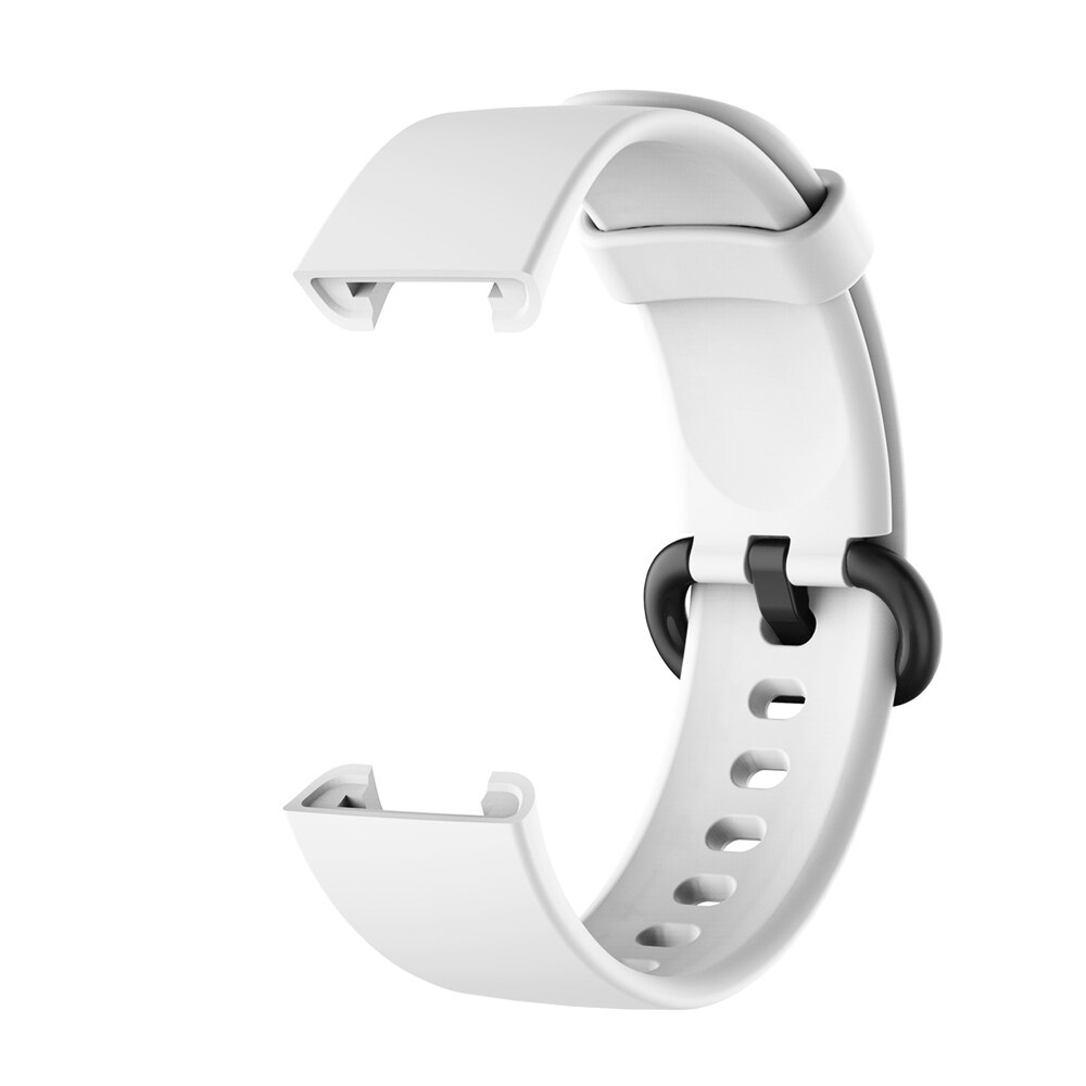 Correa de silicona para Xiaomi Mi Watch Lite, repuesto de pulsera deportiva, versión Global: white