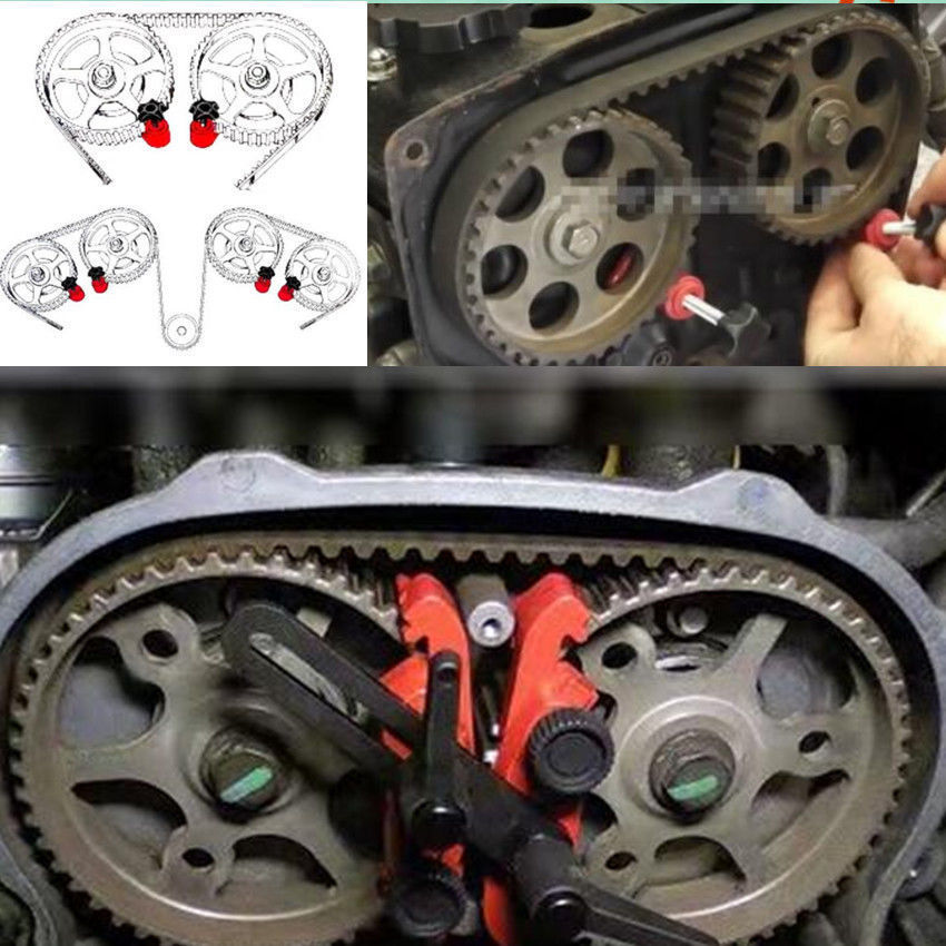 Universal 5Pcs Cam Camshaft Lock Holder Car Engine Cam Timing Locking Tool Set