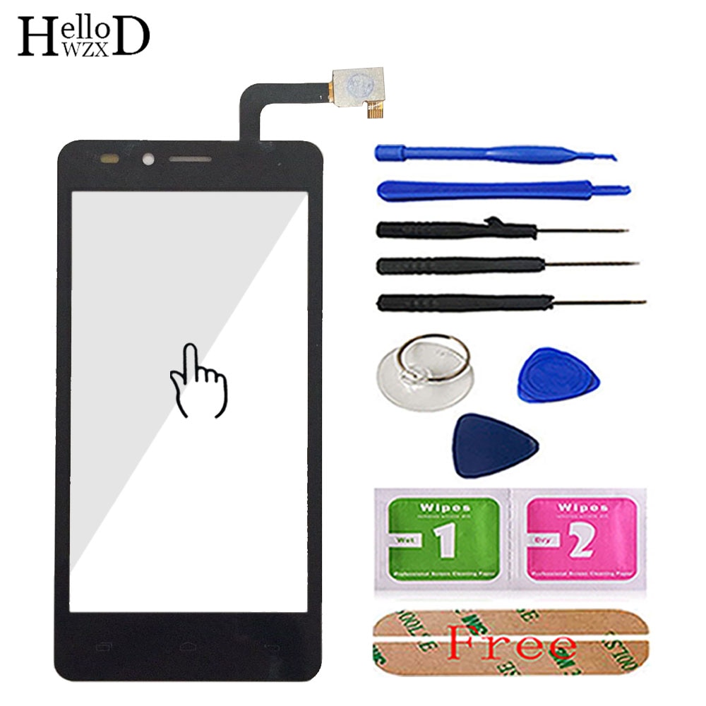 Mobiltelefon touch-glas touchscreen til mtc smart sprint 4g touch screen glas digitizer panel linse sensor fri klæbemiddel