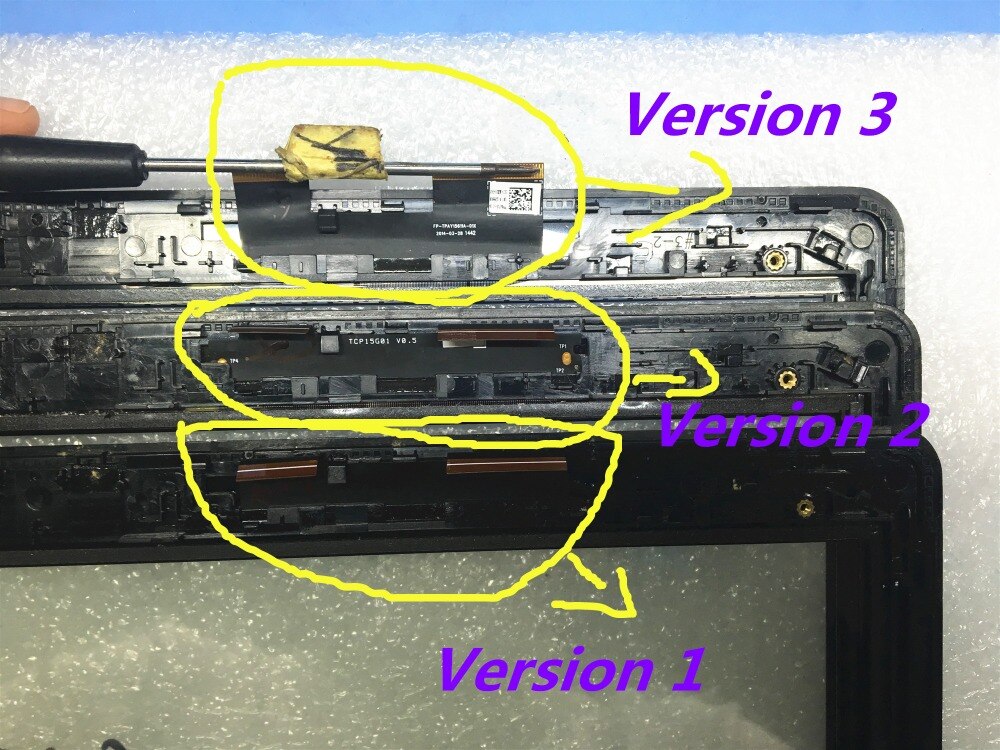 15.6 "TCP15F81 V0.4 Touch Screen Touch Panel Digitizer Glas Met Frame Voor Asus Vivobook S551 S551L S551LB S551LA S551LN