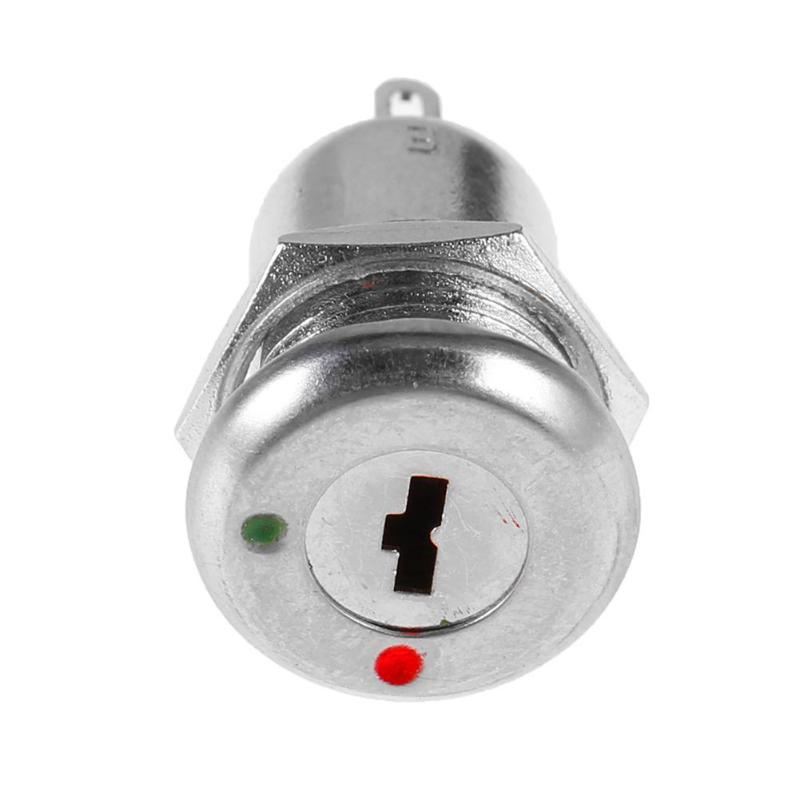 Electronic Key ON OFF Lock Switch Phone Lock Security Power Switch Tubular Terminals Electronic Lock Switch with Keys