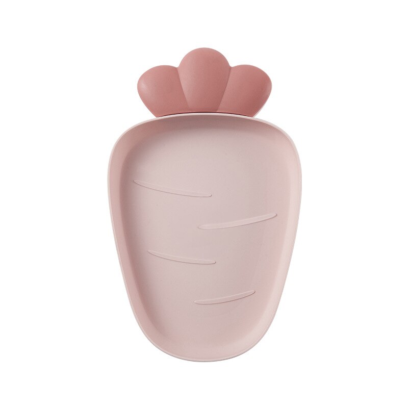 Creatieve Kerstboom Vorm Snoep Snacks Noten Zaden Droge Vruchten Plastic Platen Gerechten Kom Ontbijt Lade Thuis Keuken Benodigdheden: radish pink