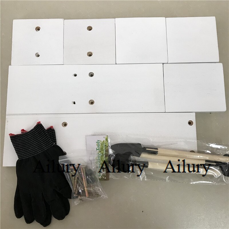 Gør det selv-samle massivt træ karnap sukkulent blomsterhylde flerlags indendørs stue skrivebord lille blomsterstativ altan stativ