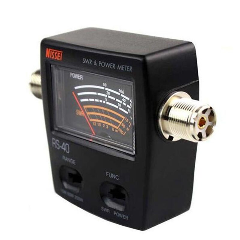 Original NISSEI RS-40 SWR Watt Meter 125-525MHz UHF/VHF M Typ Stecker RS40 Digital Power Zähler für Radio Walkie Talkie