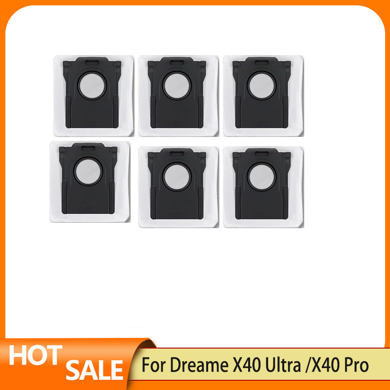 Dreame X40 Ultra / L40 Ultra/MOVA P50 Pro Ultra/ MOVA P10 Pro ultra Parts Roller Side Brush Hepa Filter Dust Bag Accessories: Dark Khaki