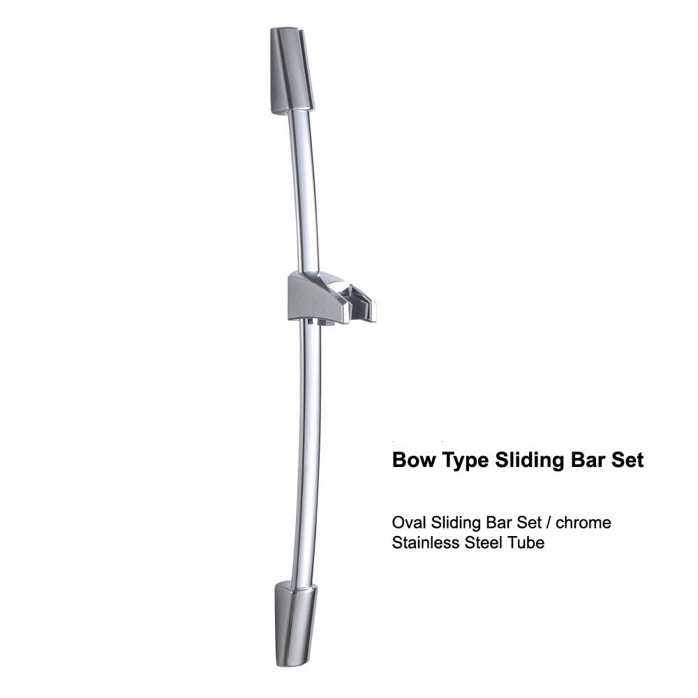 Bathroom Shower Bar Stainless Steel Hand Shower Bar Wall Mount Stand Adjustable Shower Slide Bar Bathroom Accessories