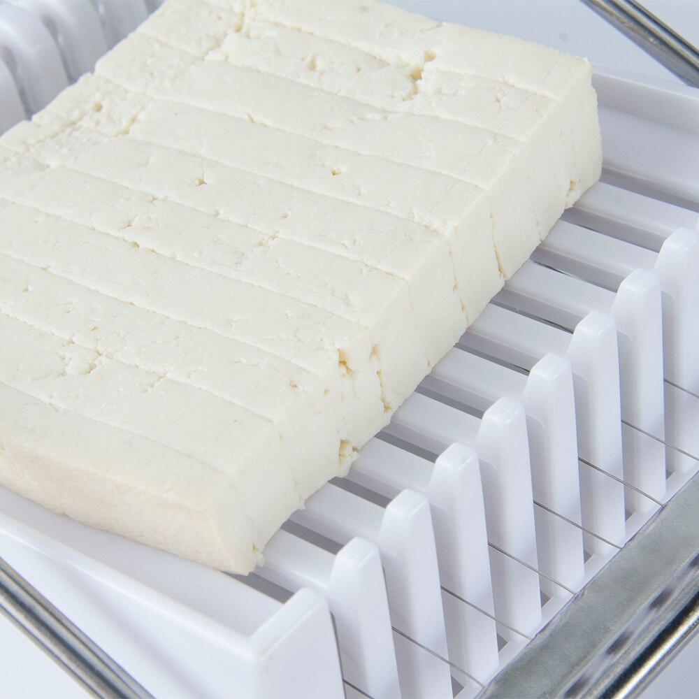 Nonslip ABS Stainless Steel Luncheon Meat Cutter Cheese Slicer Egg Spam Fruits Tofu Cutter Fast Cutting Kitchen Cooking Tools