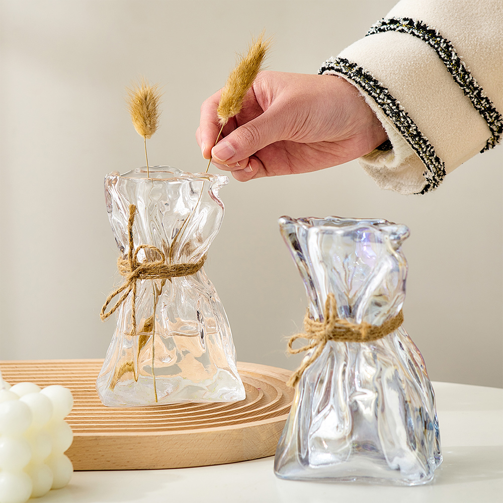 Glazen Vazen Transparante Tafelblad Decor Terrarium Thuis Decoratie Vazen Voor Bloemen Woonkamer Decoratie Tafelblad Accessoires