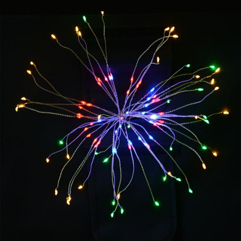 1pc Newest High Qulity Dandelion Firework Shaped Decorative Lamp With Remote Control Battery Box Version For Xmas