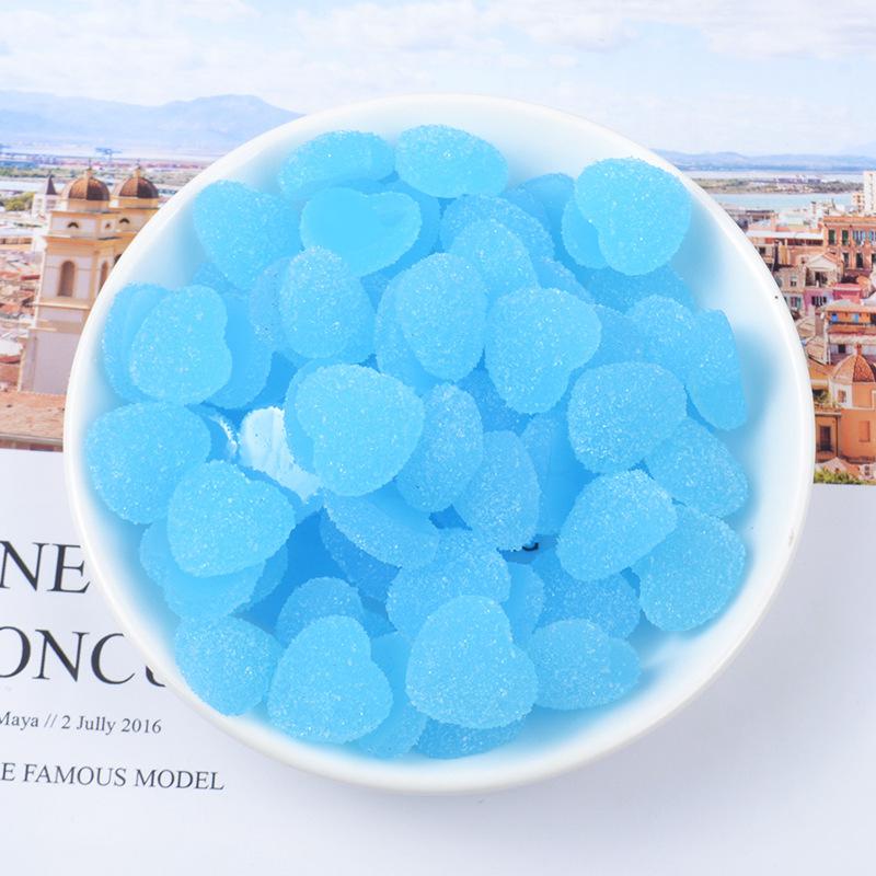 Candy Love Decor For Slime Charms Sprinkles Polymer Filler Addition Slime Accessories Toys Lizun Model Clay Kit For Children: 5Pcs Blue