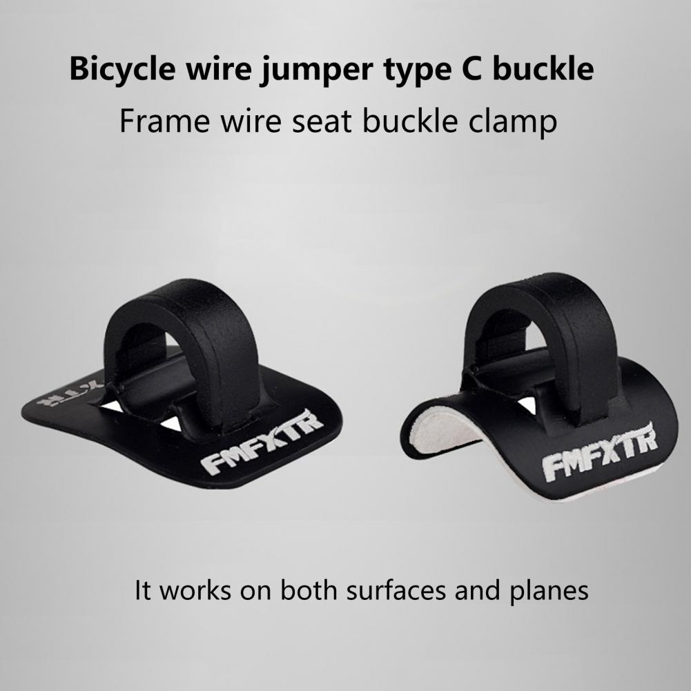 5Pcs Useful Bike Cable C-Clips Convenient Flexible High Temperature Resistant Rust Resistant Cable Housing Clip