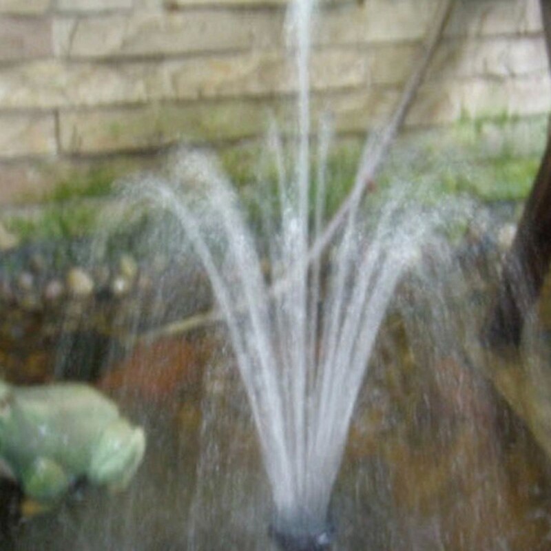 Jardin fontaine pompe cascade tête ensemble jardin aménagement paysager aquarium pompe Submersible multi-fonction buses