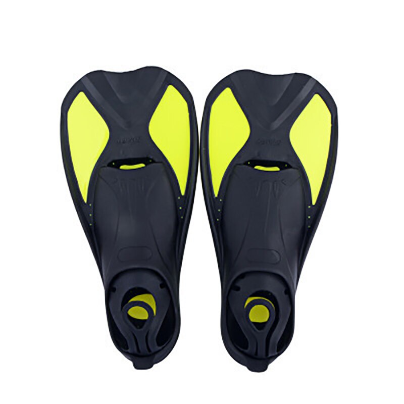 Swimming Fins Adult Snorkeling Foot Flipper KIDS Diving Fins Beginner Swimming Equipment Portable short Frog shoes