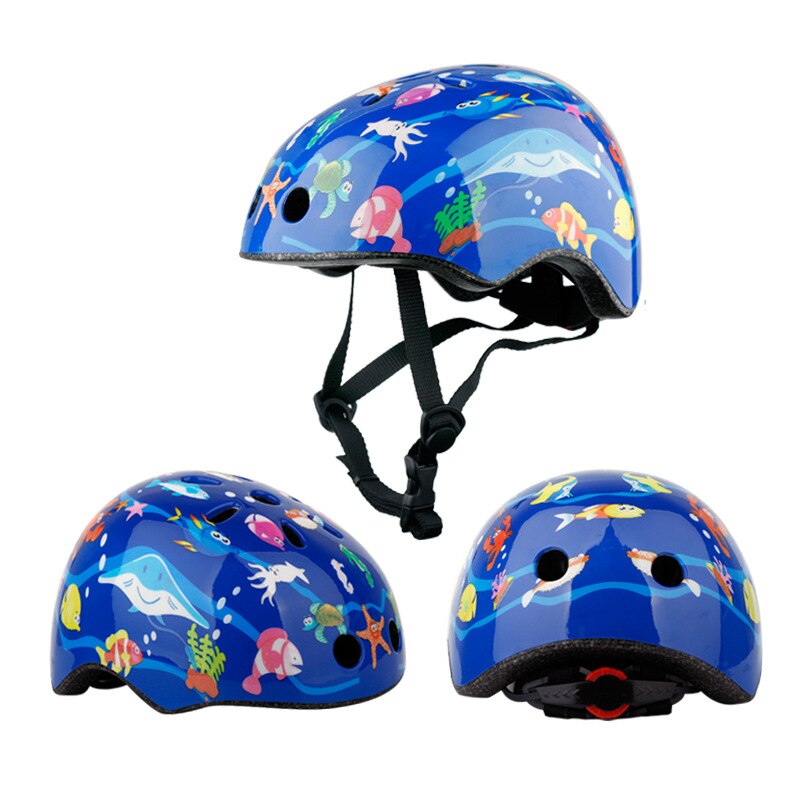 Enfants casque de Ski ultra-léger casques de Ski vélo équitation planche à roulettes Snowboard casque Sports de plein air garçons filles équipement de Ski: Blue B