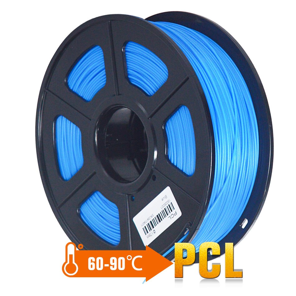 SUNLU Filament 3d PCL For FDM Printer 1.75mm 1kg Low Temperature Plastic PCL 3D Printing Materials: blue PCL