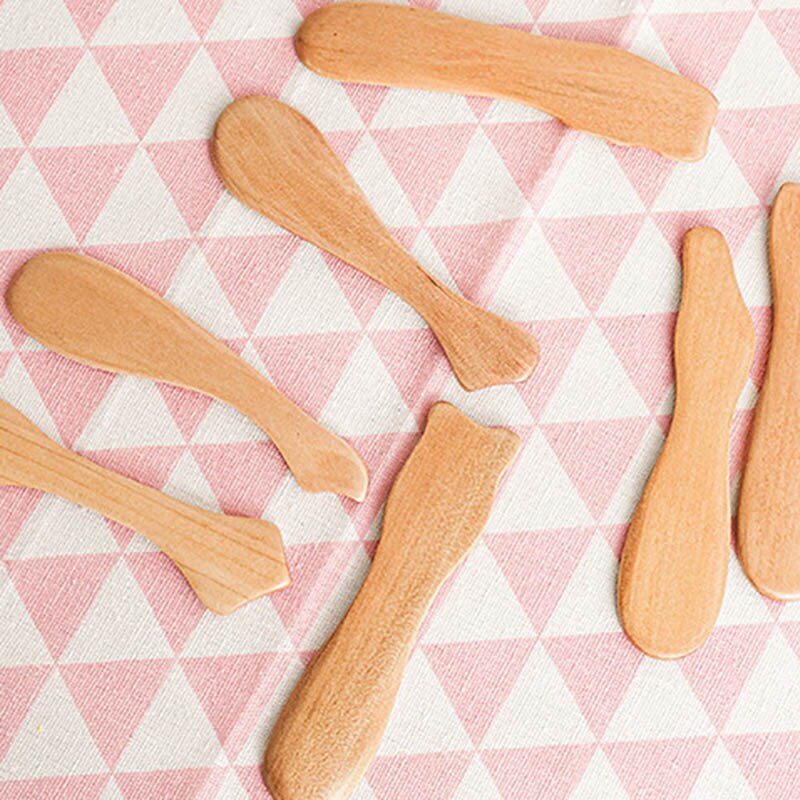 Cuillère en bois pour enfants, dessin animé mignon cuillère à café thé soupe cuillères à remuer Dessert couverts à miel enfants outils de cuisine, vaisselle