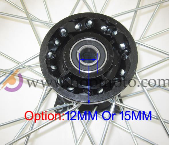 Llantas delanteras y traseras para motocicleta, llantas de aleación de aluminio de 1,60-17 pulgadas, 1,85-14 pulgadas, cubo negro para KLX CRF KTM Kayo BSE Dirt Pit Bike