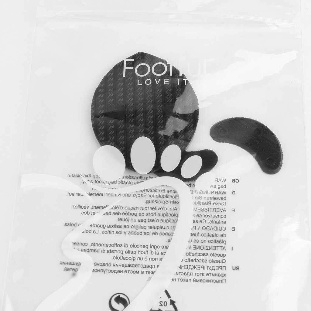 Anti Slip Woman Shoe Sole Heel Stick & Tips Rubber Shoe Repair Pads Set M