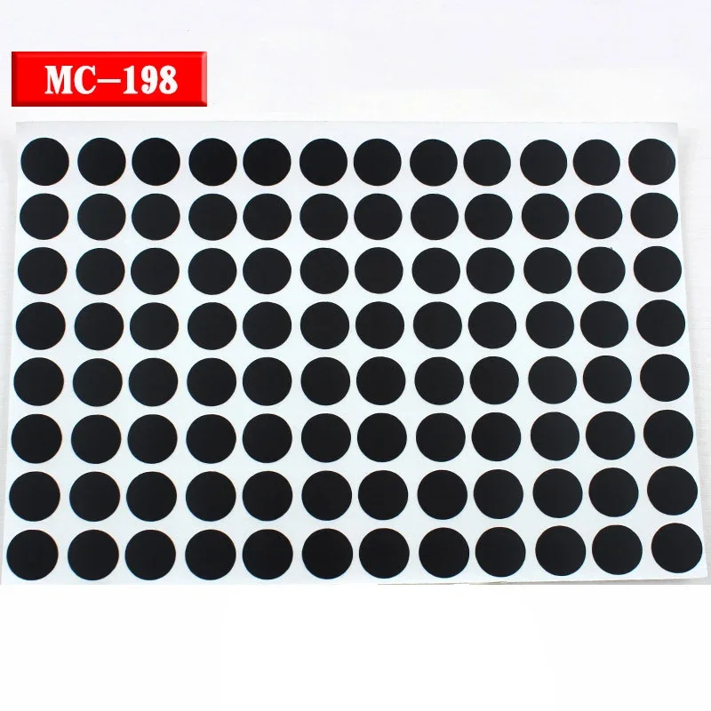 96 stuks 15 mm houten meubilair zelfklevende schroefdop cover gat stickers hout ambachtelijke bureau kast lade kunst sticker ornament: Donkergrijs