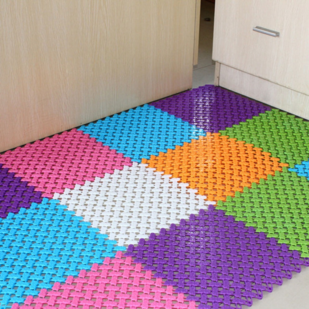 Teppich Schlecht matt Schlecht Zubehör Tapete Banheiro DIY Teppich Süssigkeit Farben Kunststoff Schlecht Matten Einfach Schlecht Massage Teppich #37