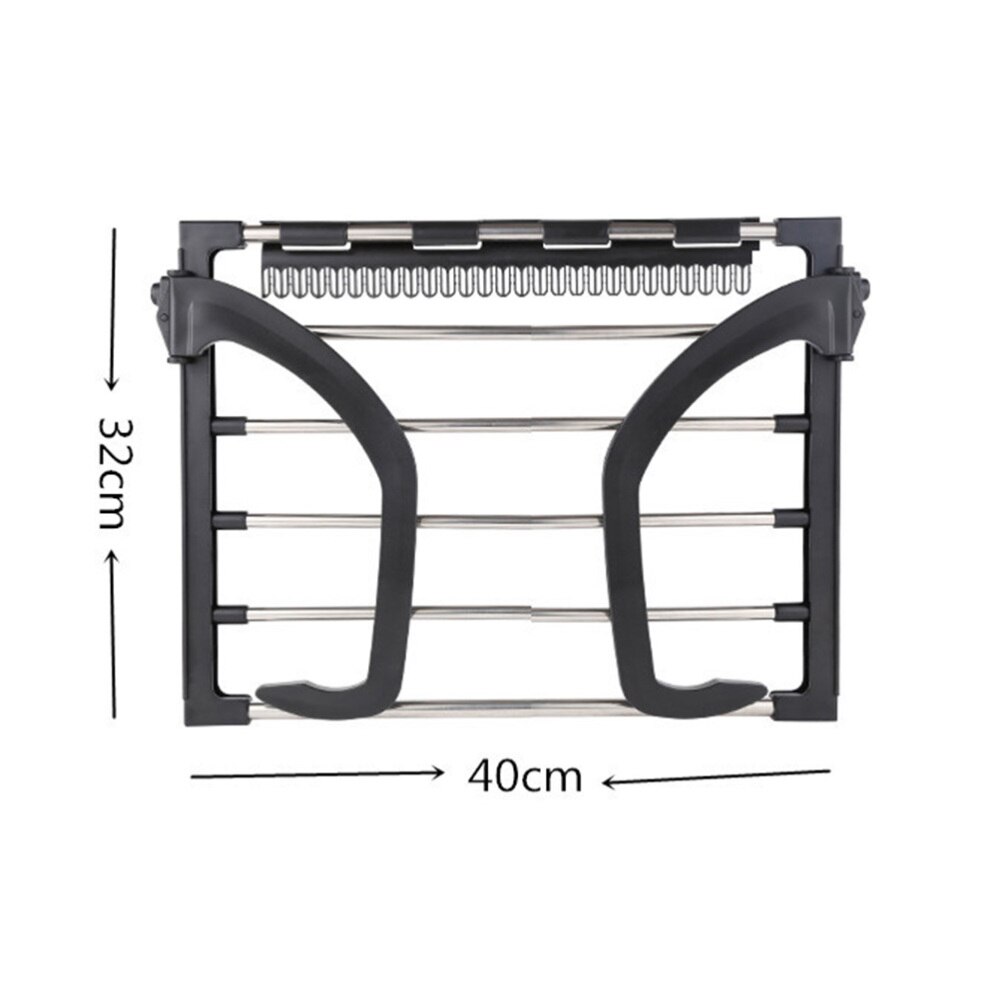 Stainless Steel Balcony Drying Shoe Rack Multi-function Folding Window Diaper Drying Rack Laundry Clothes Dryer Portable Indoor