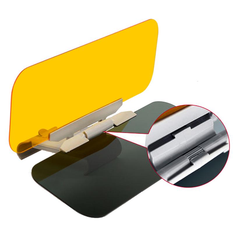 Auto Zonneklep HD Anti Zonlicht Dazzling Goggle Dag Nachtzicht Rijden Spiegel UV Fold Flip Down Clear View