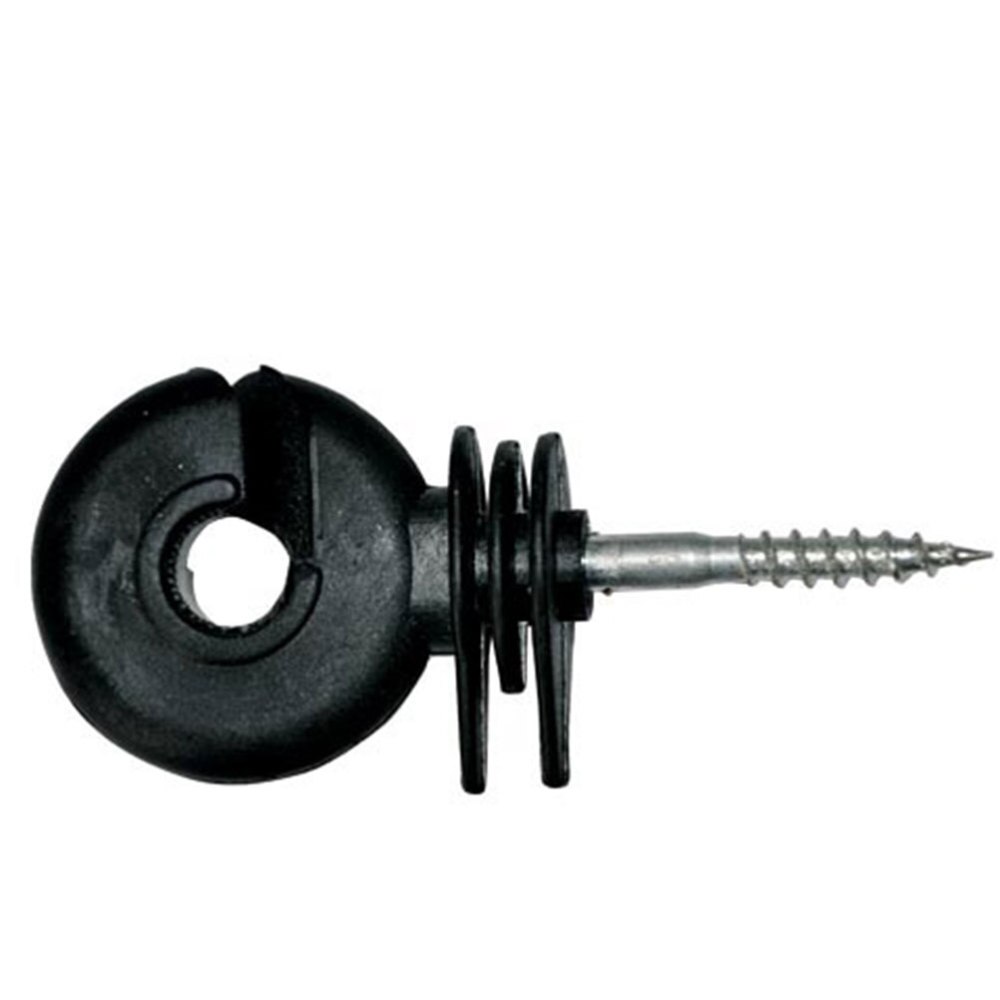 Stuks Muur Hout Post Schroef-In Ring Isolatoren Elektronische Hek Isolator Isolatie Haak Voor Hoogspanning Isolator Reparatie Lijn