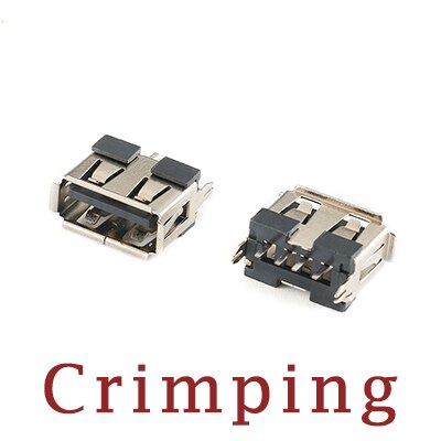 Uxcell PCB USB Typ A Buchse – 15 Stück, 8 Pin, Horizontal 90°, Für DIY Elektronik