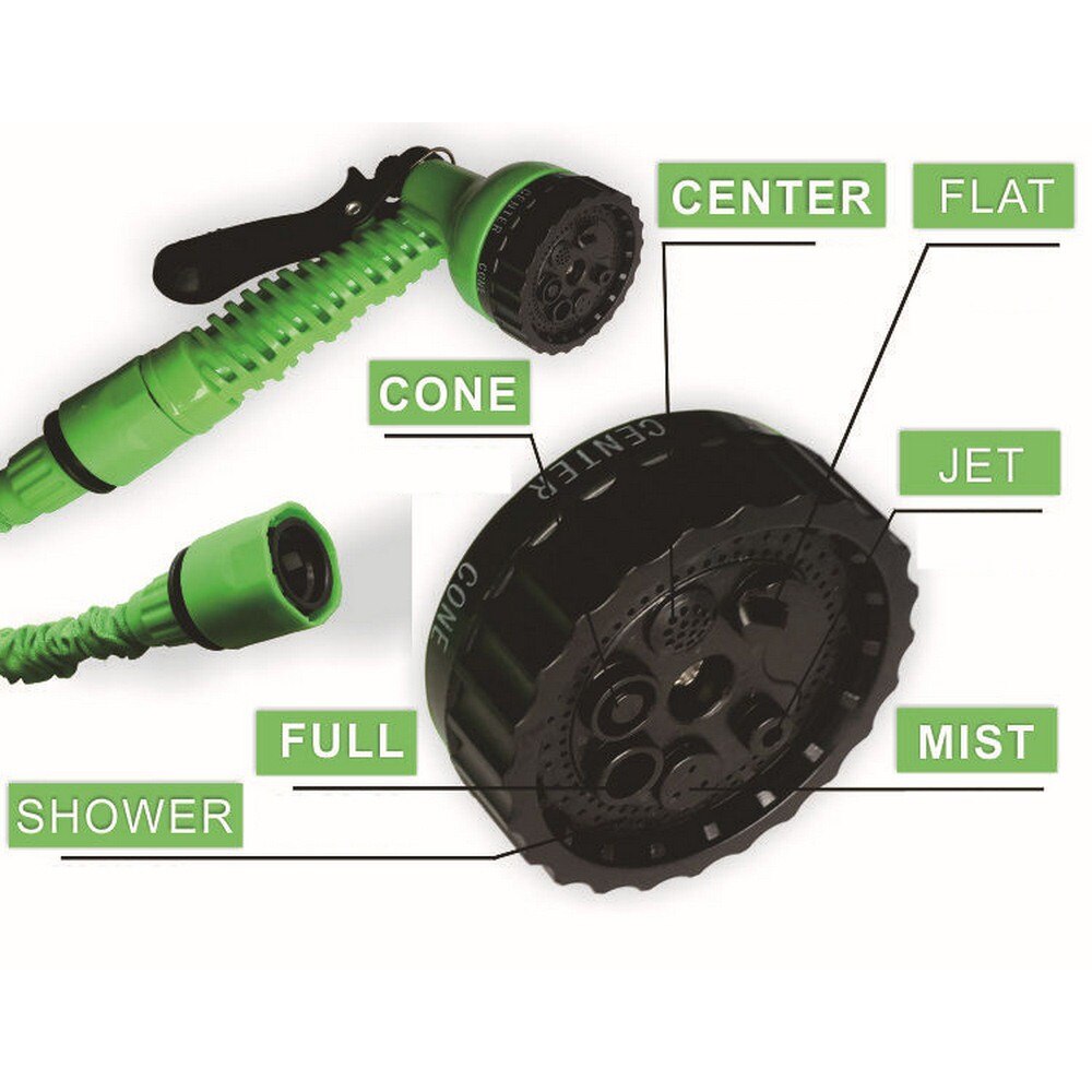 Garden Hose Expandable Flexible Water Hose 25FT-250FT EU Hose Plastic Hoses Pipe With Spray Gun To Watering Car Wash Spray