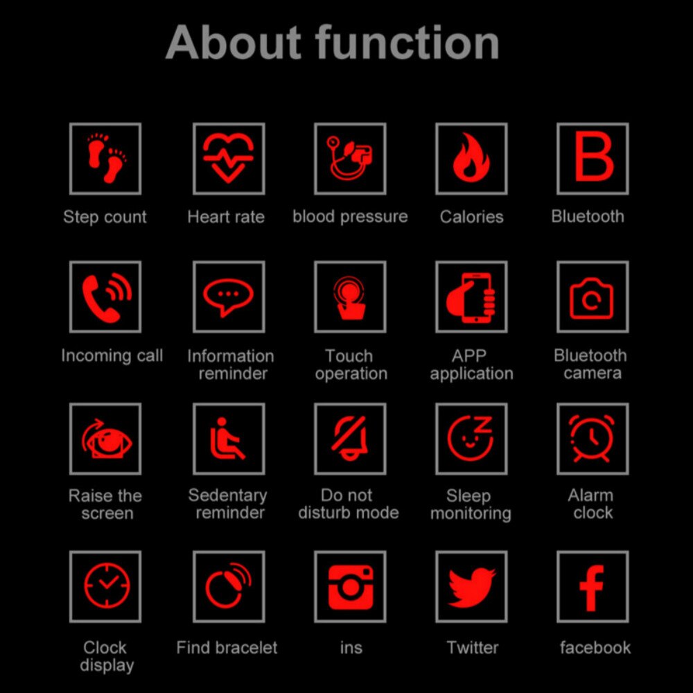 115 Plus Smart Uhr Bluetooth Sport Uhren Gesundheit Smart Armband Herz Rate Fitness Schrittzähler Armband Wasserdicht Männer Uhr