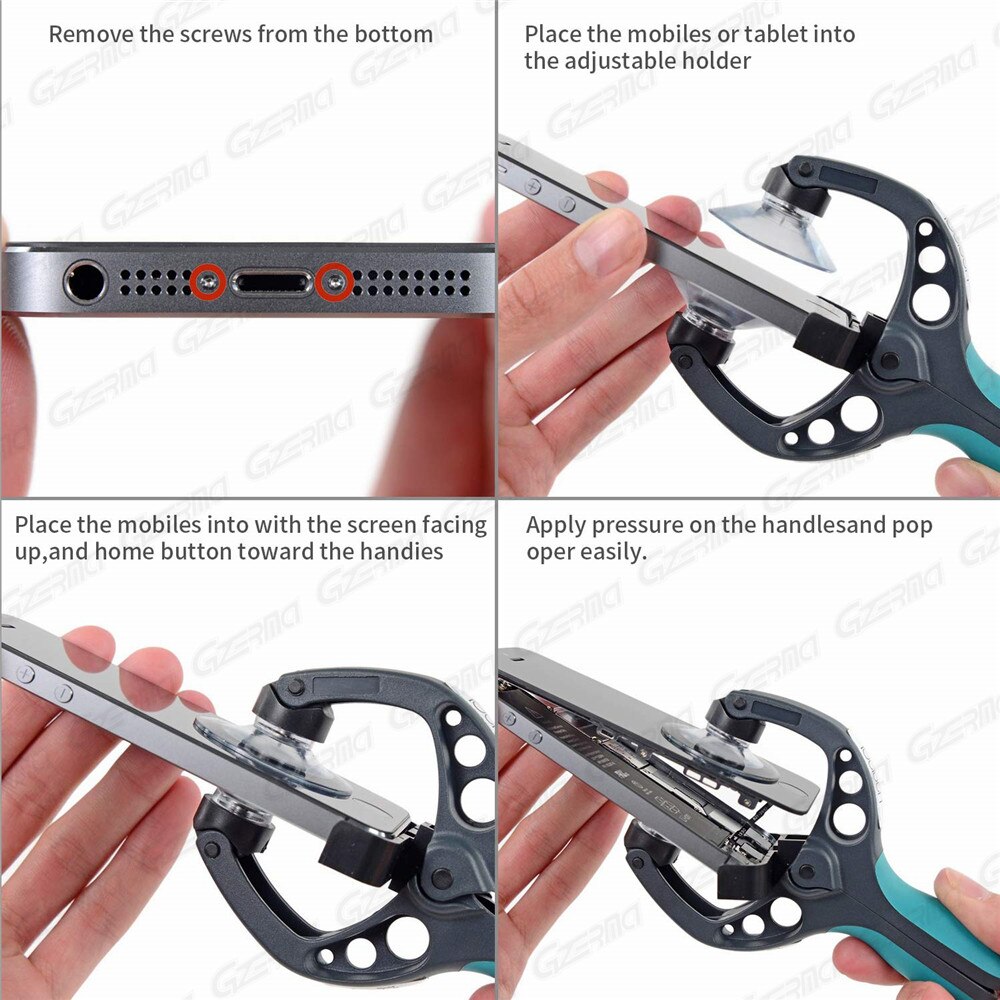 GZERMA-Kit de herramientas de reparación 19 en 1 para teléfono inteligente, juego de destornilladores para iPhone 12 Pro Max 11 8Plus 6s, herramientas manuales de reparación, bricolaje