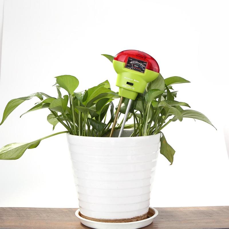 3 en 1 testeur numérique humidité du sol lumière du soleil PH mètre testeur pour plantes fleurs acidité humidité mesure jardin plantes outils