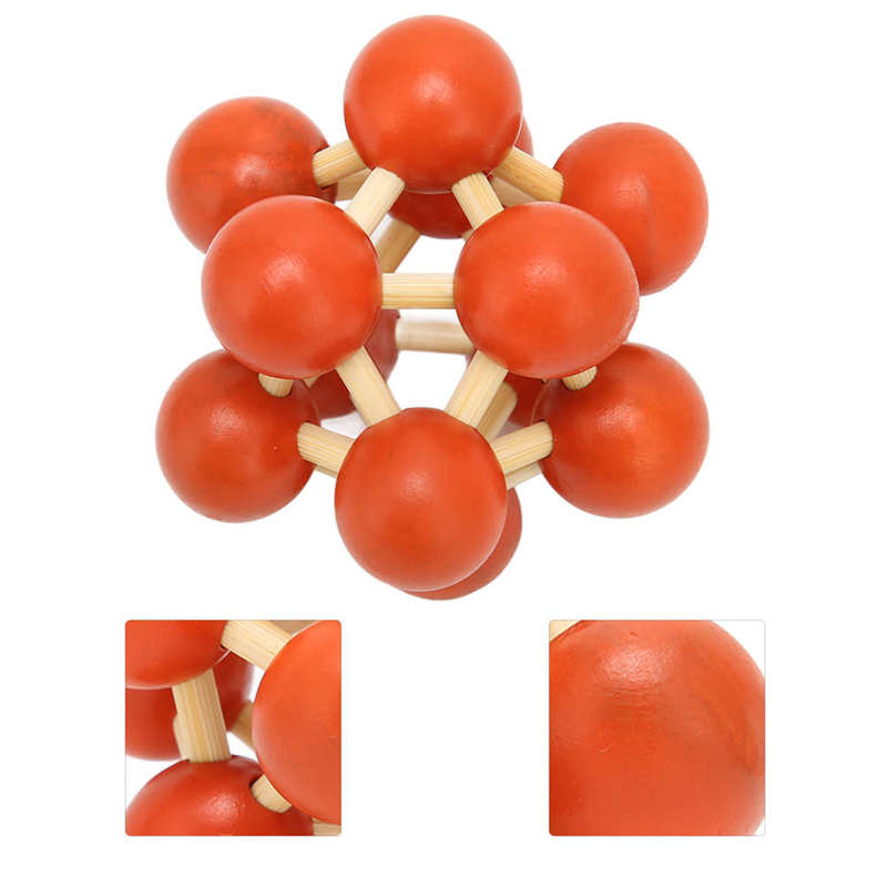 Unlock Interlock Puzzle Toy Wooden Puzzle Lock Toy Improve Finger Flexibility for Home Play