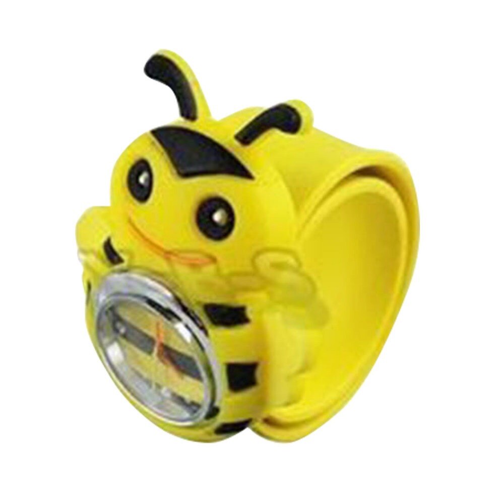 Cartone Animato per bambini Giocattoli Orologio Carino Animale di Frutta Per Bambini Silicone Accarezzò Orologio Della Ragazza del Bambino Giocattolo Preferito Orologio Al Quarzo Regalo Di Compleanno: Bee