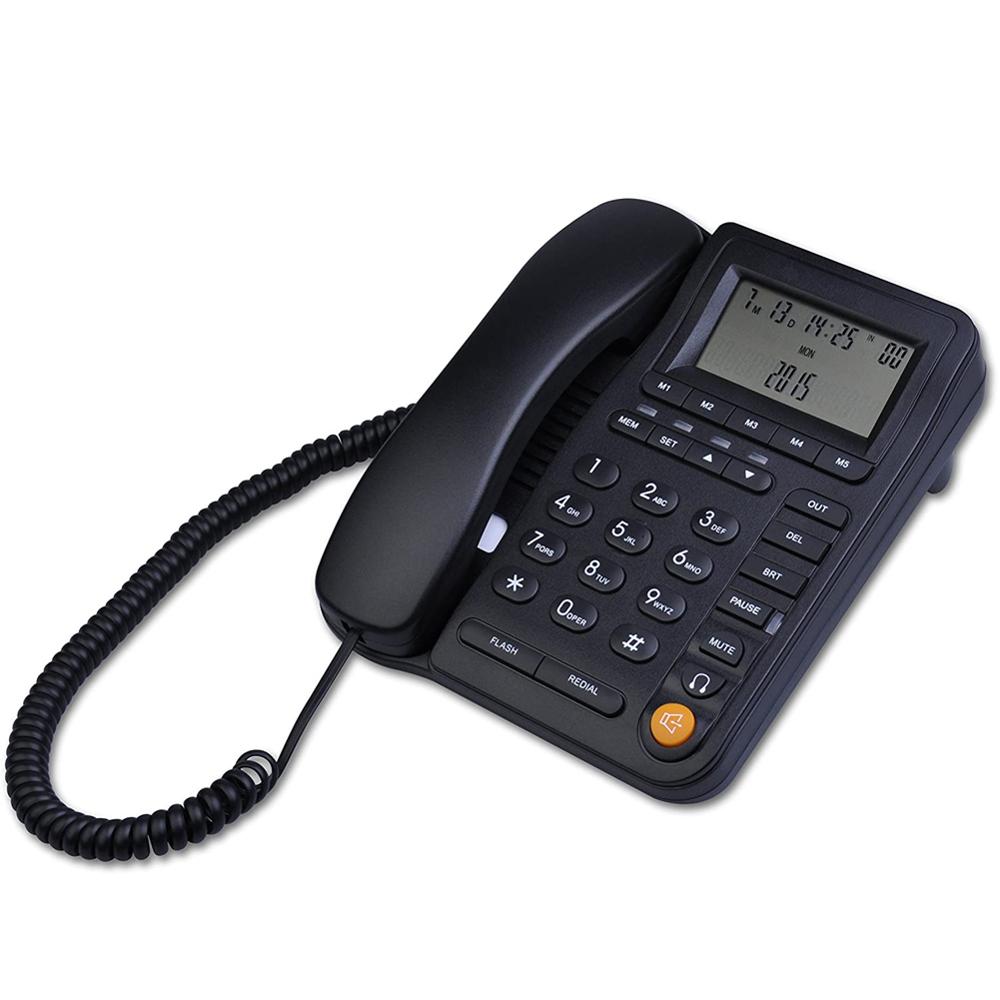 Kerlitar  p17b- j thuiskantoor vaste telefoon met hoofdtelefoonaansluiting callcenter desktop telefoon met nummerherkenning